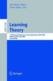 Cover von Learning Theory