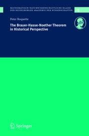 Cover von The Brauer-Hasse-Noether Theorem in Historical Perspective