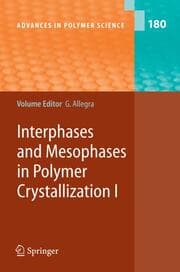 Cover von Interphases and Mesophases in Polymer Crystallization I