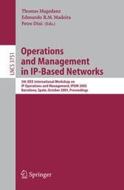 Cover von Operations and Management in IP-Based Networks