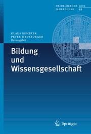 Cover von Bildung und Wissensgesellschaft