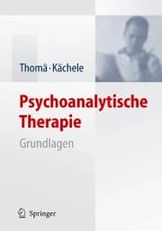 Cover von Psychoanalytische Therapie