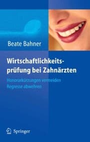 Cover von Wirtschaftlichkeitsprüfung bei Zahnärzten