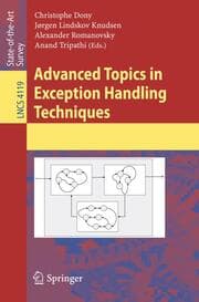 Cover von Advanced Topics in Exception Handling Components
