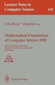 Cover von Mathematical Foundations of Computer Science 1992