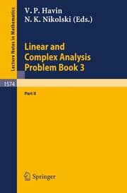Cover von Linear and Complex Analysis Problem Book 3