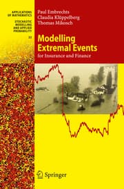 Cover von Modelling Extremal Events for Insurance and Finance