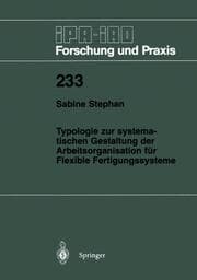 Cover von Typologie zur systematischen Gestaltung der Arbeitsorganisation für Flexible Fertigungssysteme