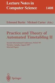 Cover von Practice and Theory of Automated Timetabling II