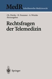 Cover von Rechtsfragen der Telemedizin
