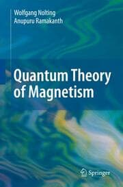 Cover von Quantum Theory of Magnetism