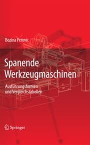 Cover von Spanende Werkzeugmaschinen
