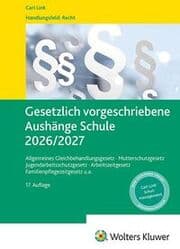 Cover von Gesetzlich vorgeschriebene Aushänge Schule 2026 / 2027