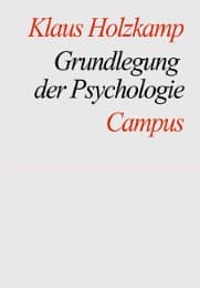 Cover von Grundlegung der Psychologie