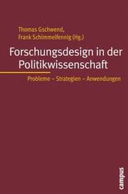 Cover von Forschungsdesign in der Politikwissenschaft