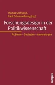 Cover von Forschungsdesign in der Politikwissenschaft