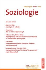 Cover von Soziologie 1.2017