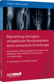 Cover von Begutachtung chirurgisch-orthopädischer Berufskrankheiten durch mechanische Einwirkungen