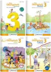 Cover von Sicher ins 4. Schuljahr - Sparpaket: Rechnen - Schreiben - Lesen - Grammatik - Englisch, Klasse 3