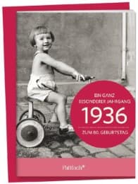 Cover von 1936 - Ein ganz besonderer Jahrgang: Zum 80. Geburtstag