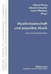 Cover von Musikwissenschaft und populäre Musik
