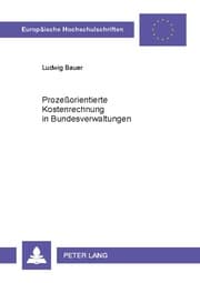 Cover von Prozeßorientierte Kostenrechnung in Bundesverwaltungen
