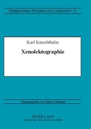 Cover von Xenolektographie