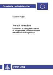 Cover von Anti-suit Injunctions
