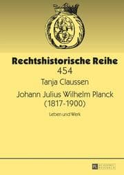 Cover von Johann Julius Wilhelm Planck (1817-1900)