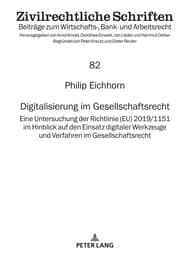 Cover von Digitalisierung im Gesellschaftsrecht