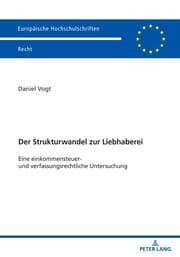 Cover von Der Strukturwandel zur Liebhaberei