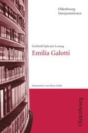 Cover von Gotthold Ephraim Lessing: Emilia Galotti
