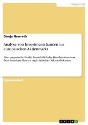 Cover von Analyse von Investmentchancen im europäischen Aktienmarkt