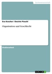 Cover von Organisation und Geschlecht
