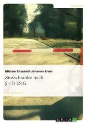 Cover von Zinsschranke nach § 4 h EStG