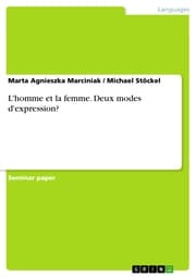 Cover von L'homme et la femme. Deux modes d'expression?