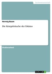Cover von Die Kriegsbräuche der Eskimo
