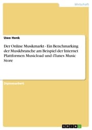 Cover von Der Online Musikmarkt - Ein Benchmarking der Musikbranche am Beispiel der Internet Plattformen Musicload und iTunes Music Store