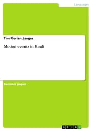 Cover von Motion events in Hindi