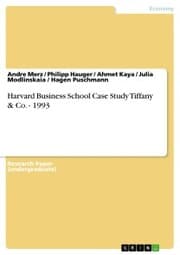 Cover von Harvard Business School Case Study Tiffany & Co. - 1993