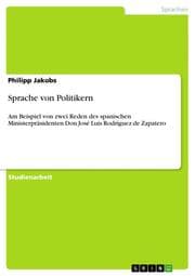 Cover von Sprache von Politikern