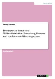 Cover von Die tropische Passat- und Walker-Zirkulation