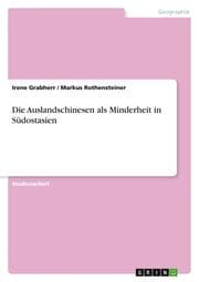 Cover von Die Auslandschinesen als Minderheit in Südostasien