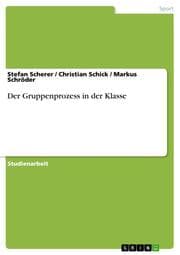 Cover von Der Gruppenprozess in der Klasse