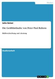 Cover von Die Geißblattlaube von Peter Paul Rubens