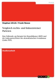 Cover von Vergleich rechts- und linksextremer Parteien