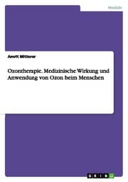 Cover von Ozontherapie.Medizinische Wirkung und Anwendung von Ozon beim Menschen