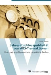 Cover von Jahresabschlusspublizität von ABS-Transaktionen