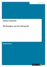 Cover von Weihungen auf der Akropolis