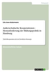 Cover von Außerschulische Kooperationen - Herausforderung der Bildungspolitik in Hamburg